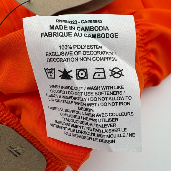 NWT Kids Nike Size L Color Orange Dri Fit Multi Woven Training Running Shorts - Picture 6 of 7